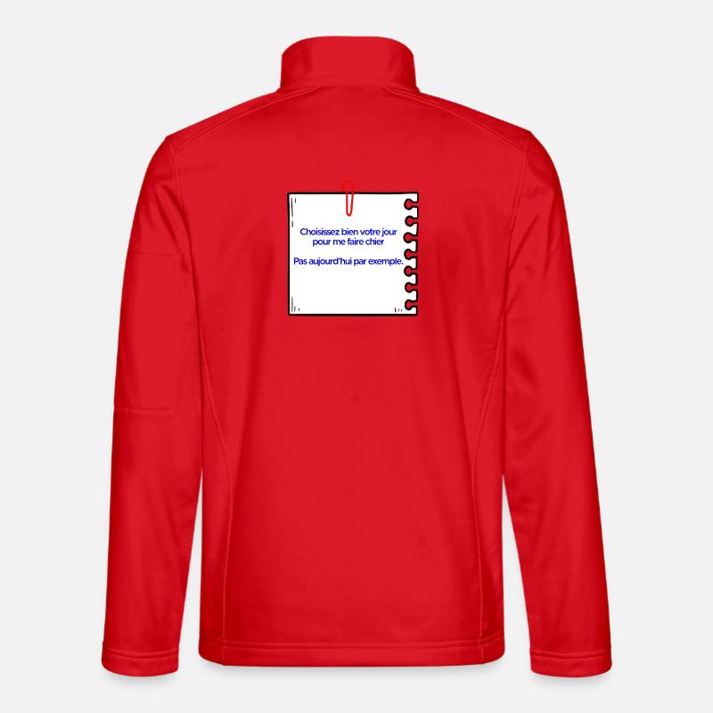 Verpiss mich nicht - Unisex Softshelljacke - Rot