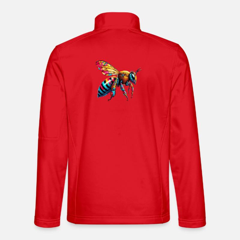 Bee - Unisex Softshell Jacket - red