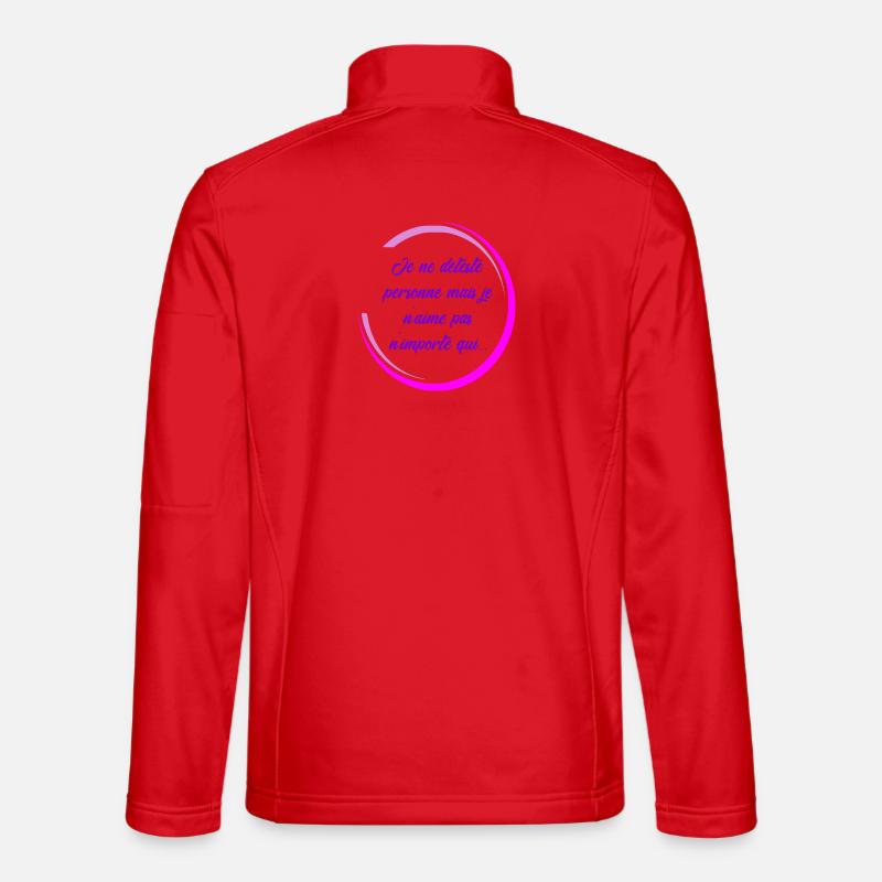 I don't hate anyone Unisex Softshell Jacket