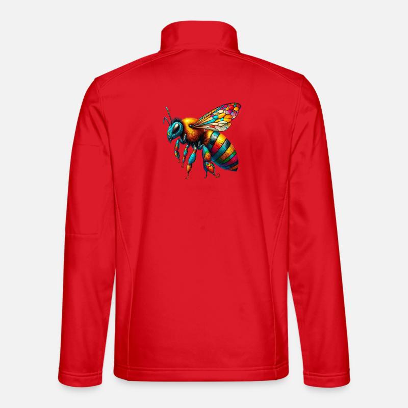 Bee - Unisex Softshell Jacket - red