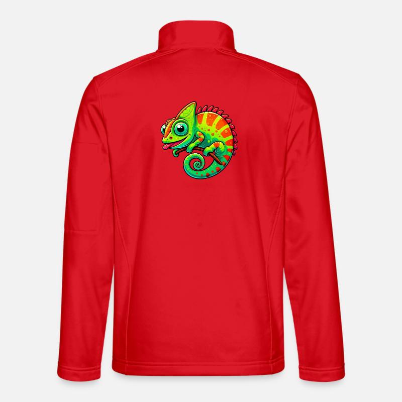 Caméléon - Veste en tissu softshell Unisexe - rouge