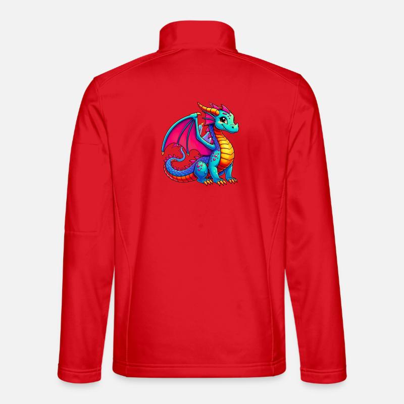 Dragon - Unisex Softshell Jacket - red