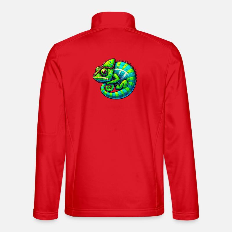 Chamäleon - Unisex Softshelljacke - Rot