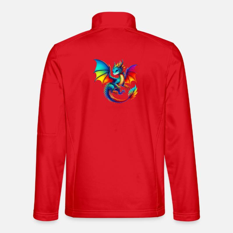 Dragon - Unisex Softshell Jacket - red