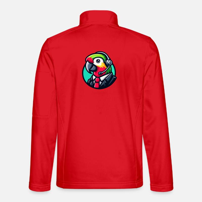 Parrot Professioneller Chat-Support Unisex Softshelljacke