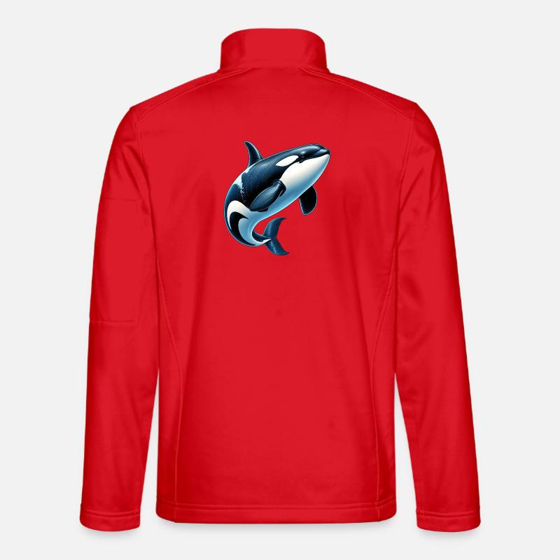 Schwertwal - Unisex Softshelljacke - Rot