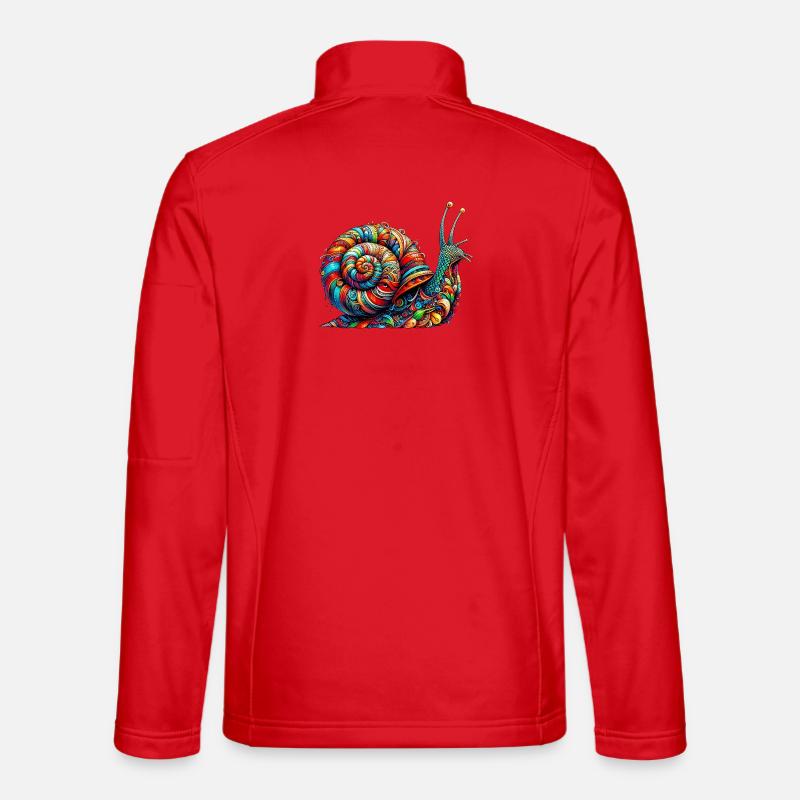 Snail - Unisex Softshell Jacket - red