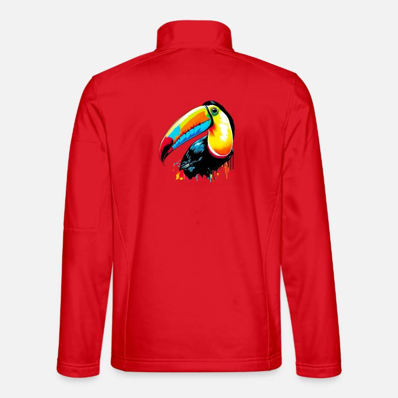 Tukan - Unisex Softshelljacke - Rot
