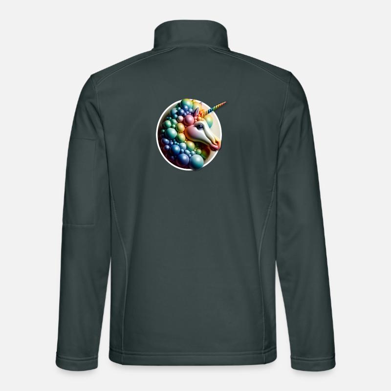 einhorn Pferd Märchen fee regenbogen wunsch divers Unisex Softshelljacke