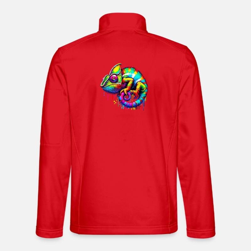 Chamäleon - Unisex Softshelljacke - Rot