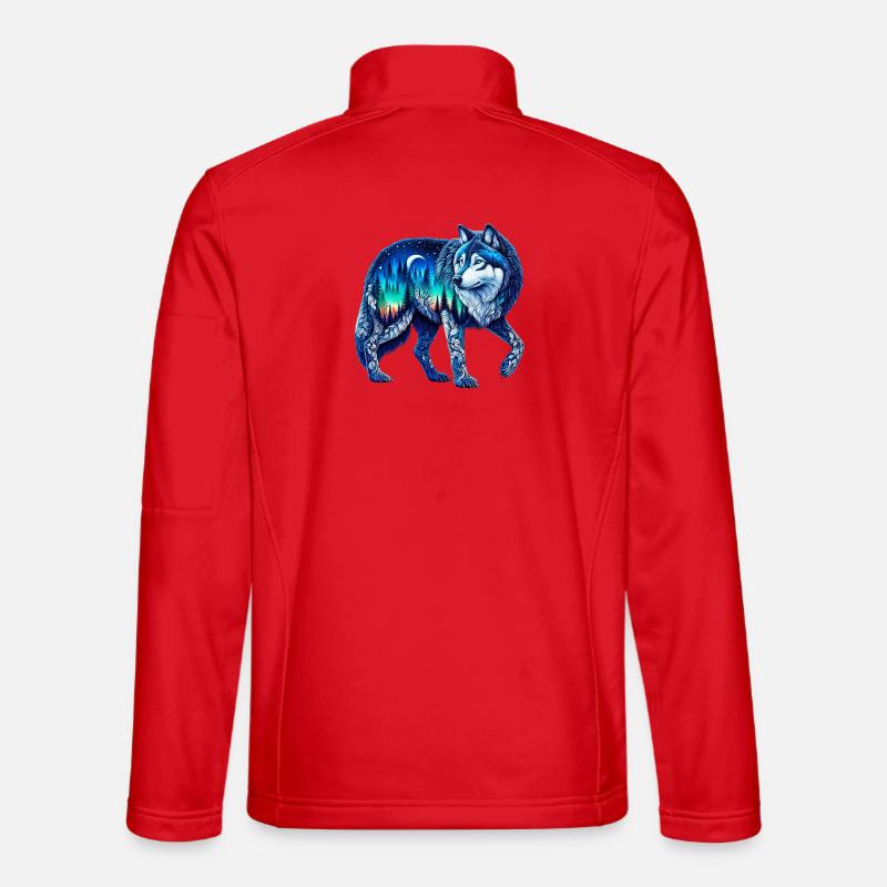Wolf - Unisex Softshelljacke - Rot
