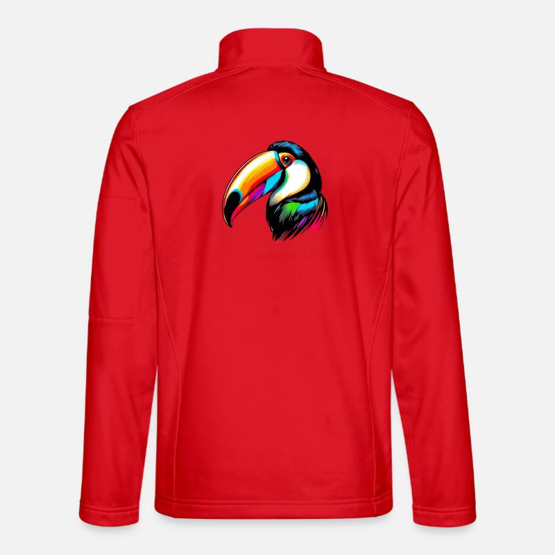 Tukan - Unisex Softshelljacke - Rot