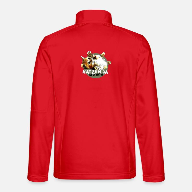 Süße Katze Ja, Partei AfD Nein Unisex Softshelljacke