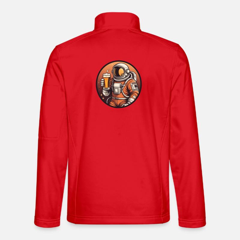 Sternenbier Astronaut - Unisex Softshelljacke - Rot