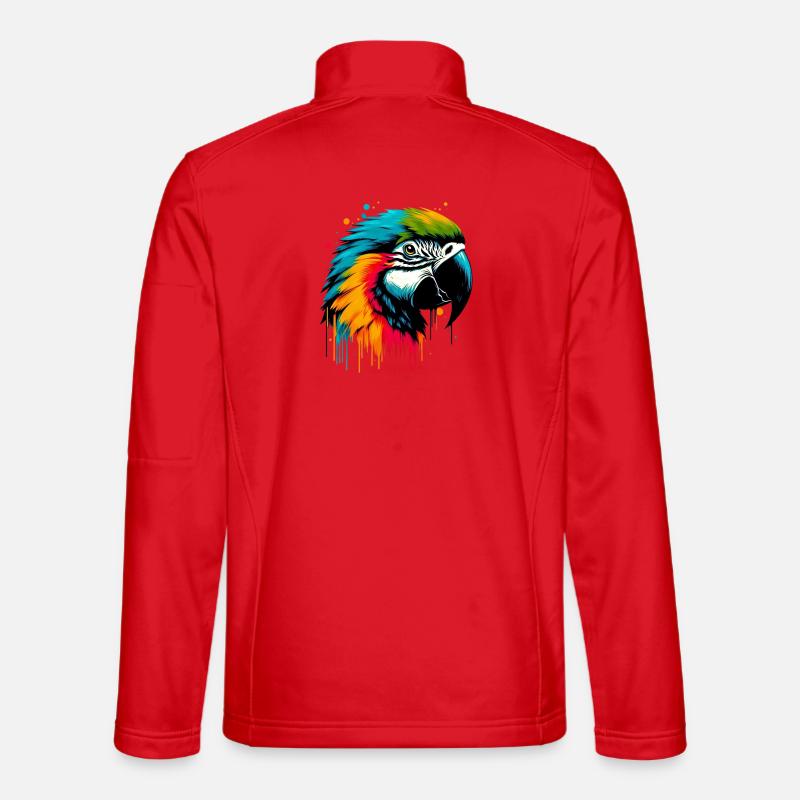 Parrot - Unisex Softshell Jacket - red