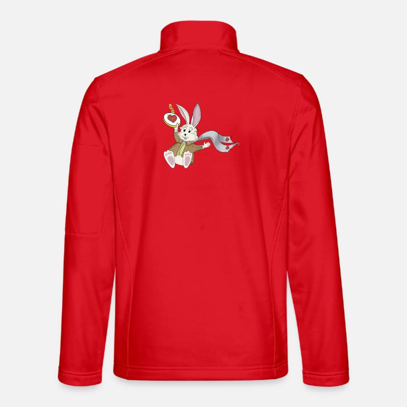 White Rabbit - Unisex Softshell Jacket - red