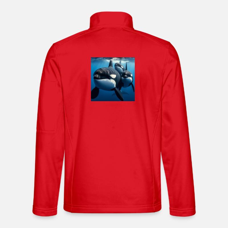 Orcas - Unisex Softshelljacke - Rot