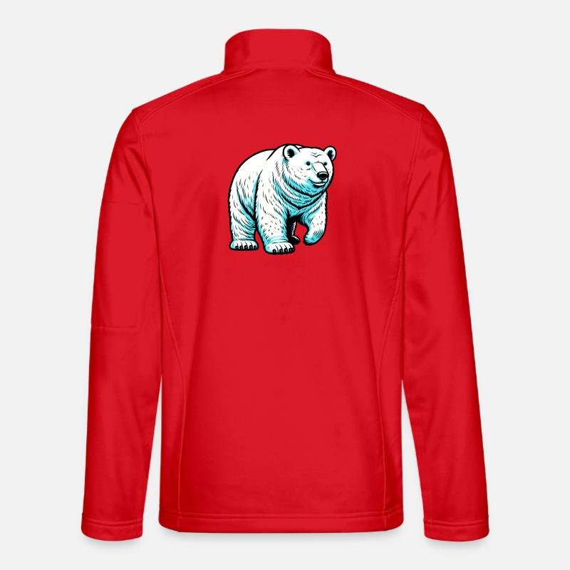 Eisbär - Unisex Softshelljacke - Rot