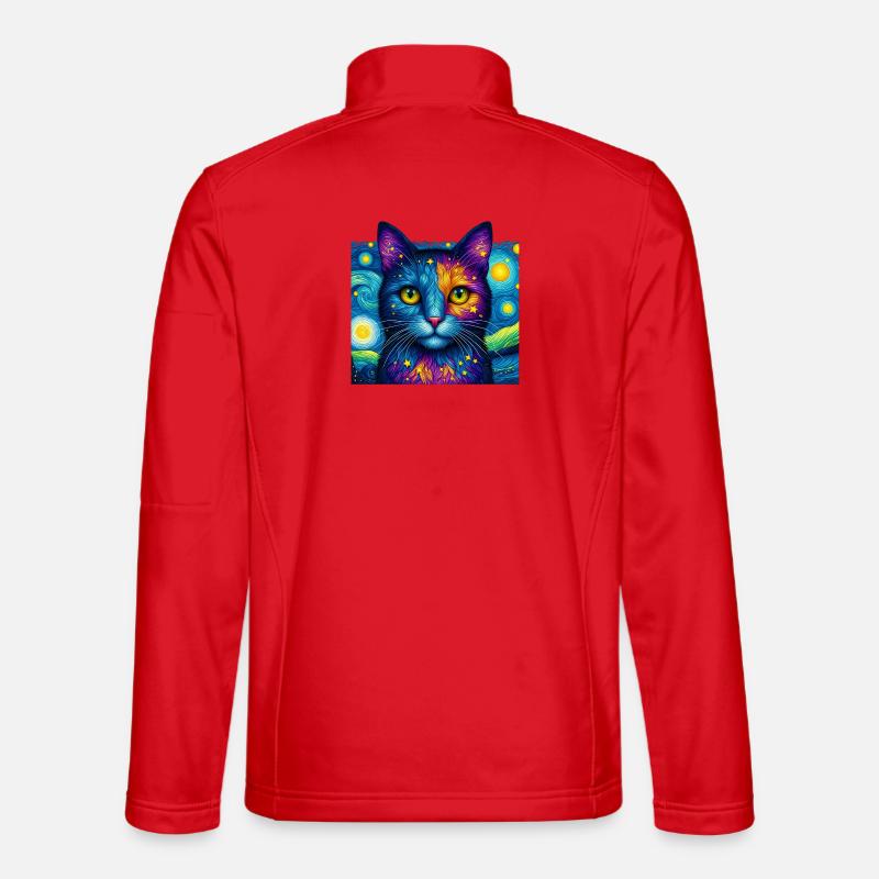 Chat Veste en tissu softshell Unisexe