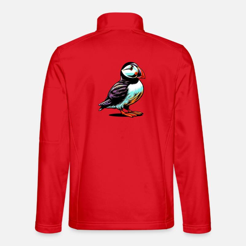 Puffin - Unisex Softshell Jacket - red