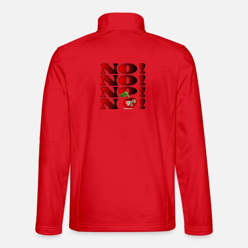 ANTWORT NEIN - EMOTIONALE KIRSCHE - Unisex Softshelljacke - Rot
