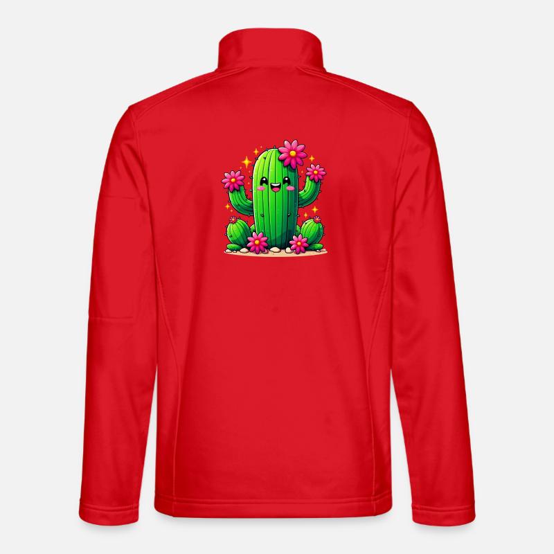 Kaktus - Unisex Softshelljacke - Rot