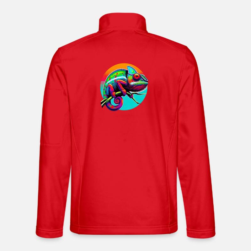 Chamäleon - Unisex Softshelljacke - Rot