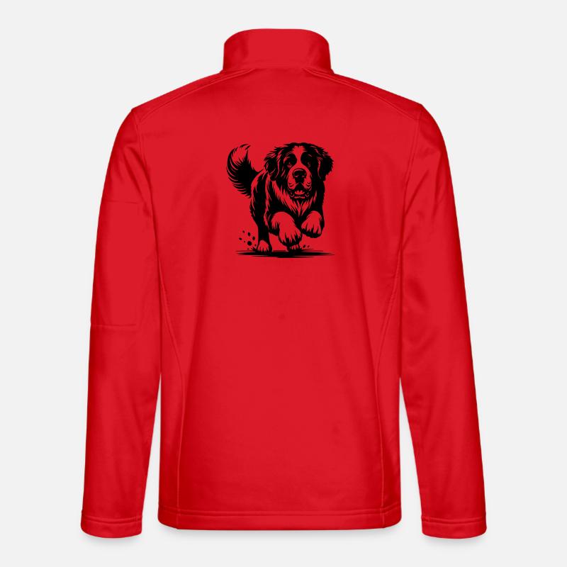 Bernhardiner - Unisex Softshelljacke - Rot