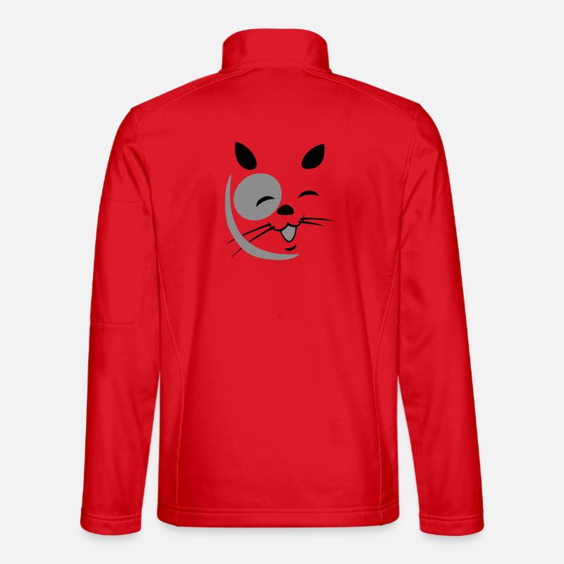 Cat face Unisex Softshell Jacket