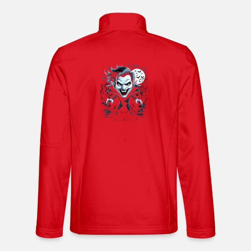 Gothic Halloween Horror - Unisex Softshell Jacket - red