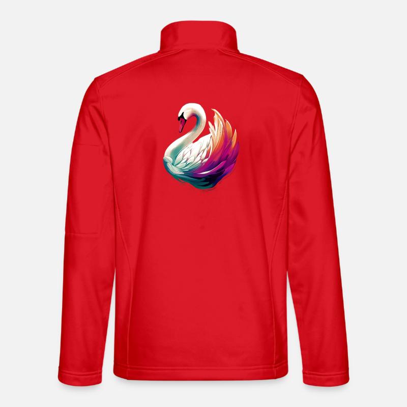 Schwan Unisex Softshelljacke