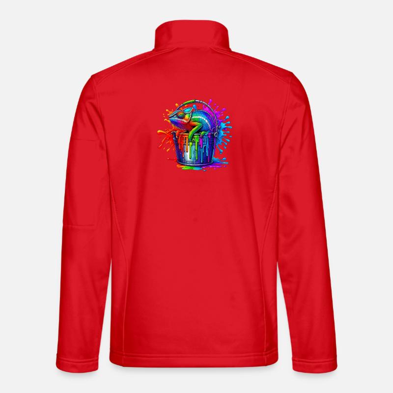 Chamäleon - Unisex Softshelljacke - Rot
