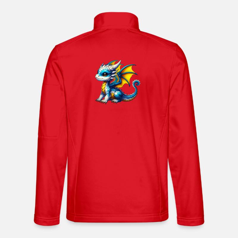 Dragon - Unisex Softshell Jacket - red