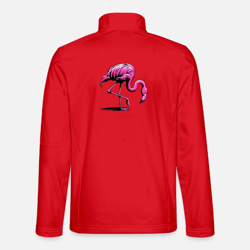 Flamingo - Unisex Softshell Jacket - red
