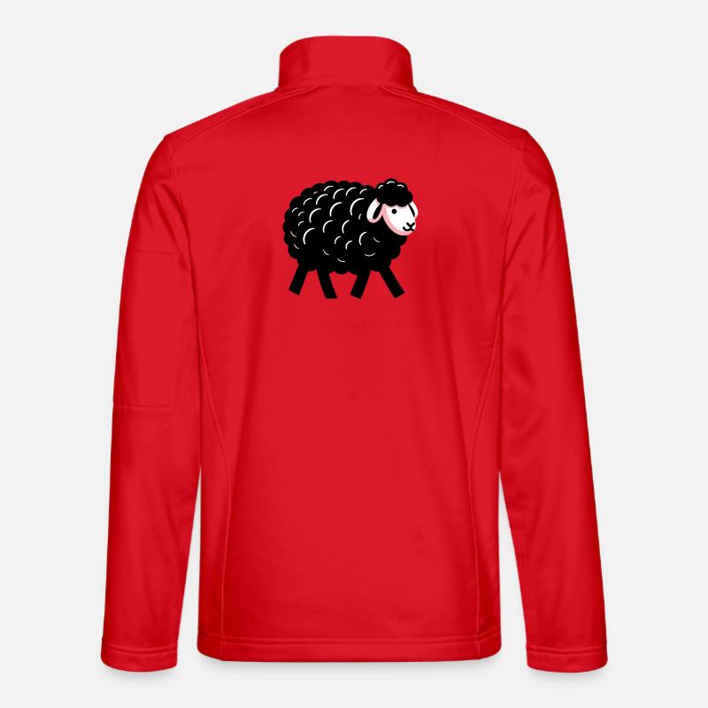 Black Sheep - Unisex Softshell Jacket - red