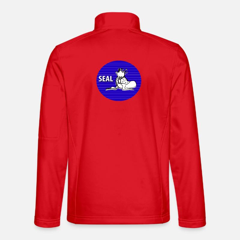 Seehund - Unisex Softshelljacke - Rot