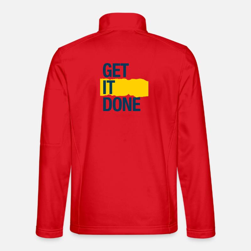 Get it done - Unisex Softshell Jacket - red