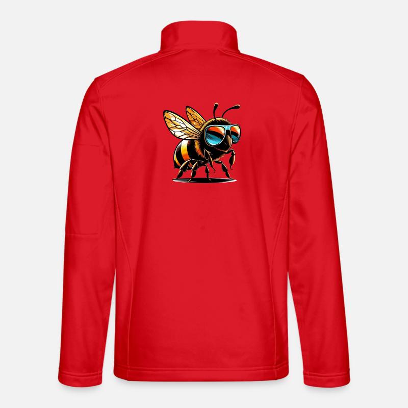 Bee - Unisex Softshell Jacket - red