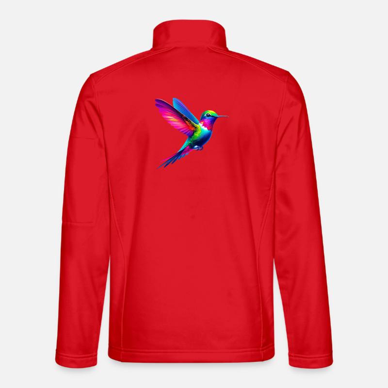 Hummingbird - Unisex Softshell Jacket - red