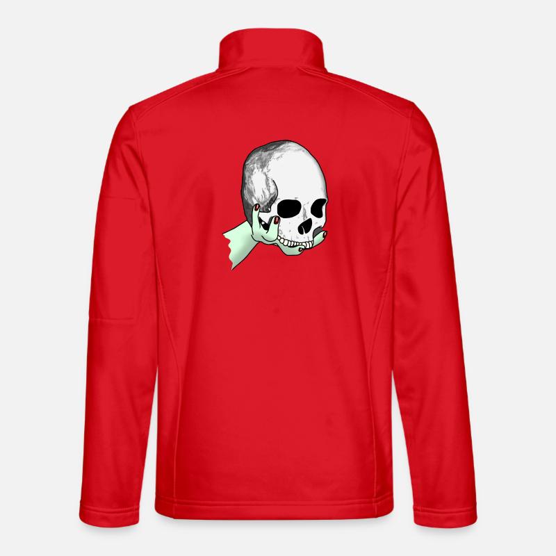 Totenkopf wird dargeboten Unisex Softshelljacke