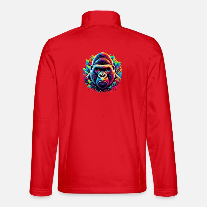 Gorilla - Unisex Softshell Jacket - red