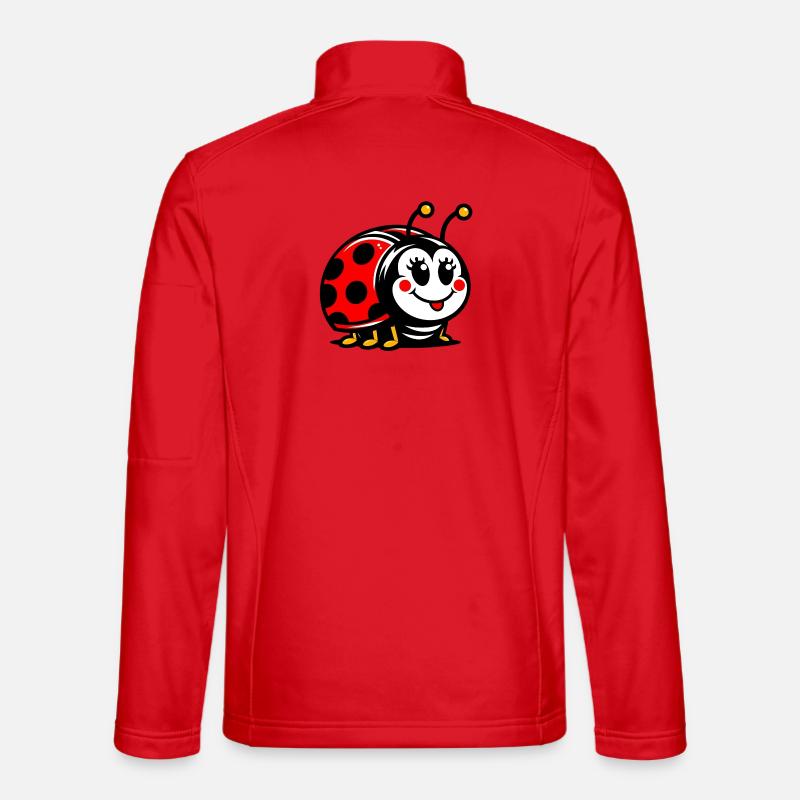 Marienkäfer - Unisex Softshelljacke - Rot