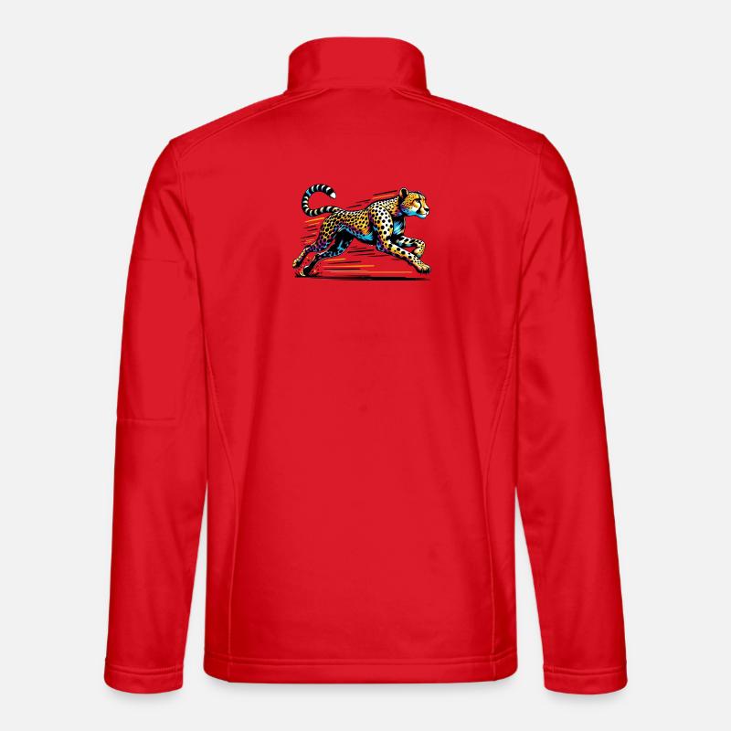 Cheetah - Unisex Softshell Jacket - red