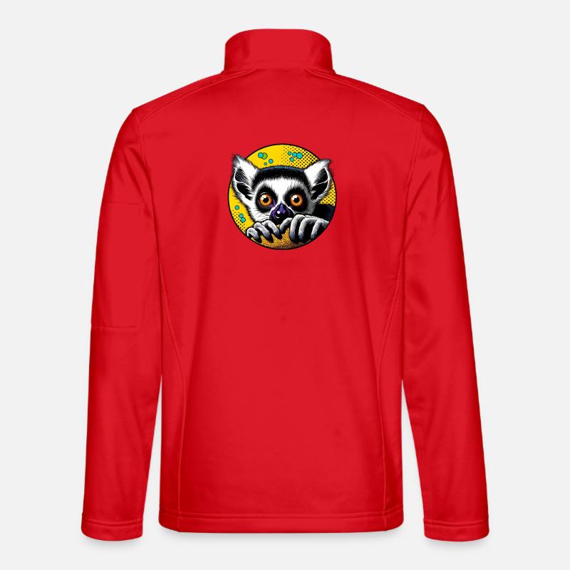 Lemur - Unisex Softshelljacke - Rot