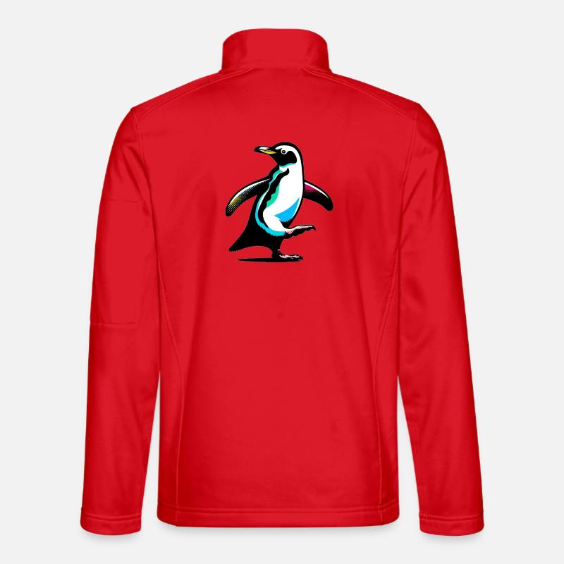 Penguin - Unisex Softshell Jacket - red