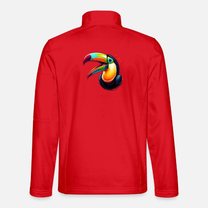 Tukan - Unisex Softshelljacke - Rot