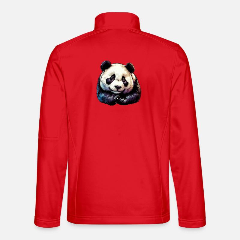 Panda - Unisex Softshell Jacket - red