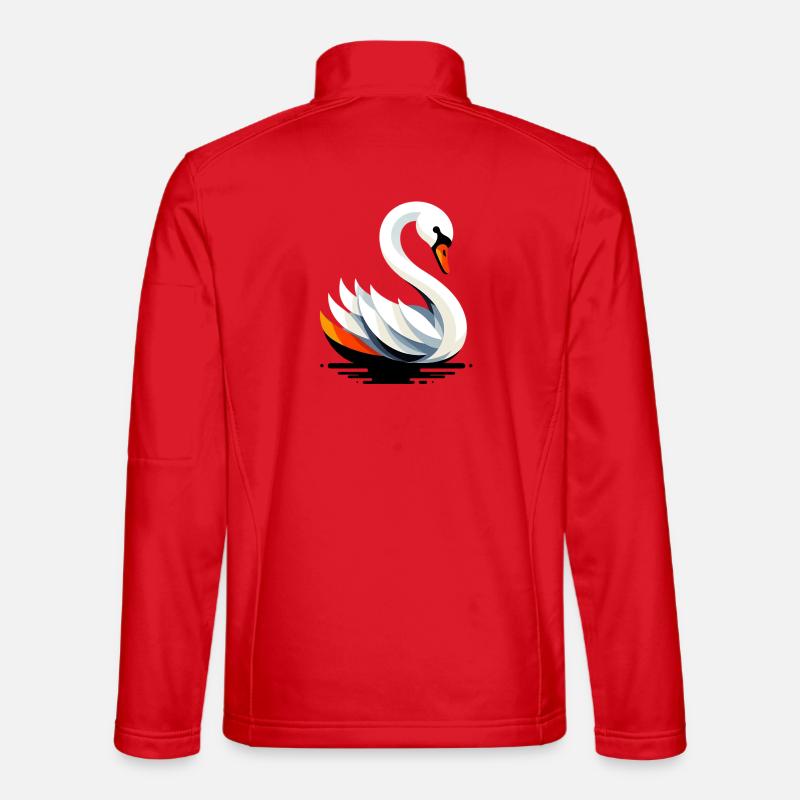 Schwan Unisex Softshelljacke