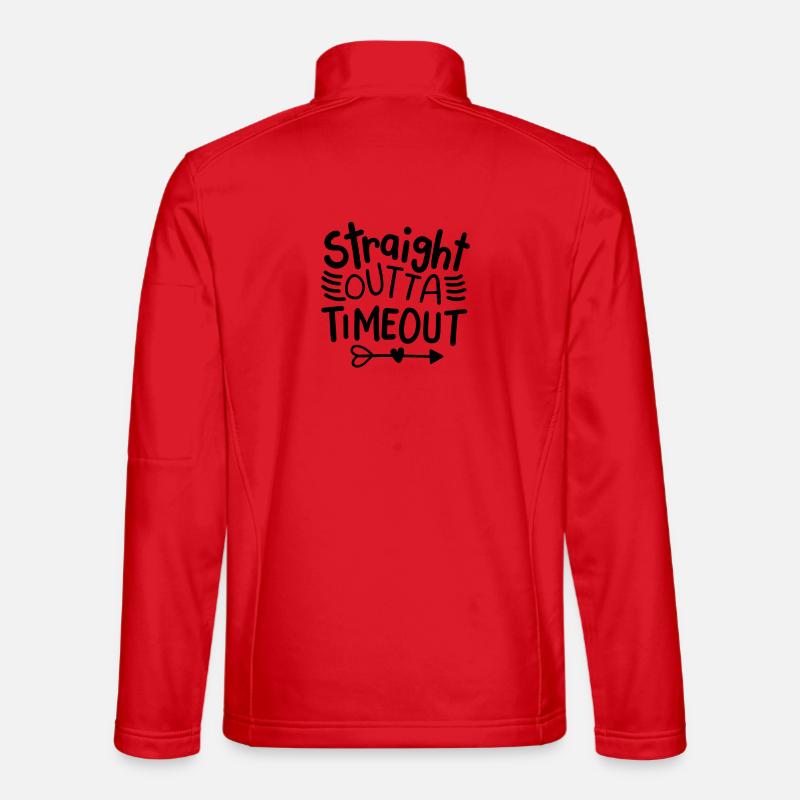 Auszeit - Unisex Softshelljacke - Rot
