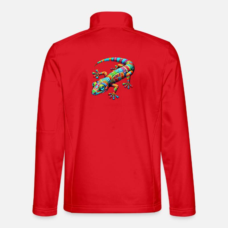 Gecko - Unisex Softshelljacke - Rot